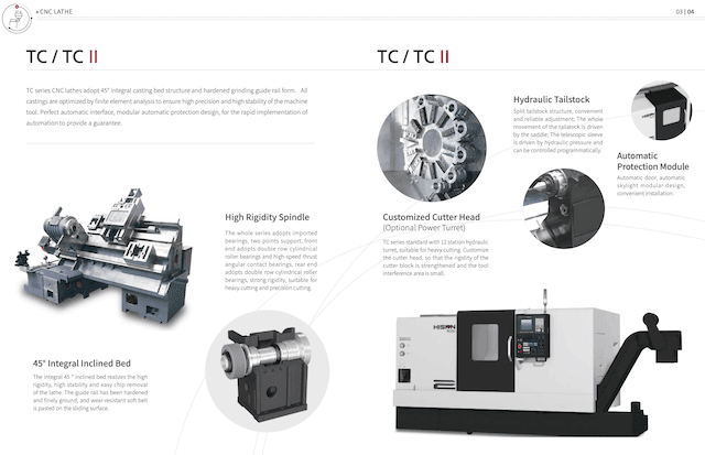 Lathe Catalog Hision (Haitian Precision Machinery Co)